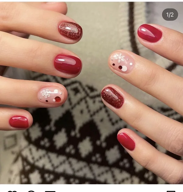 Манікюр на Новий рік