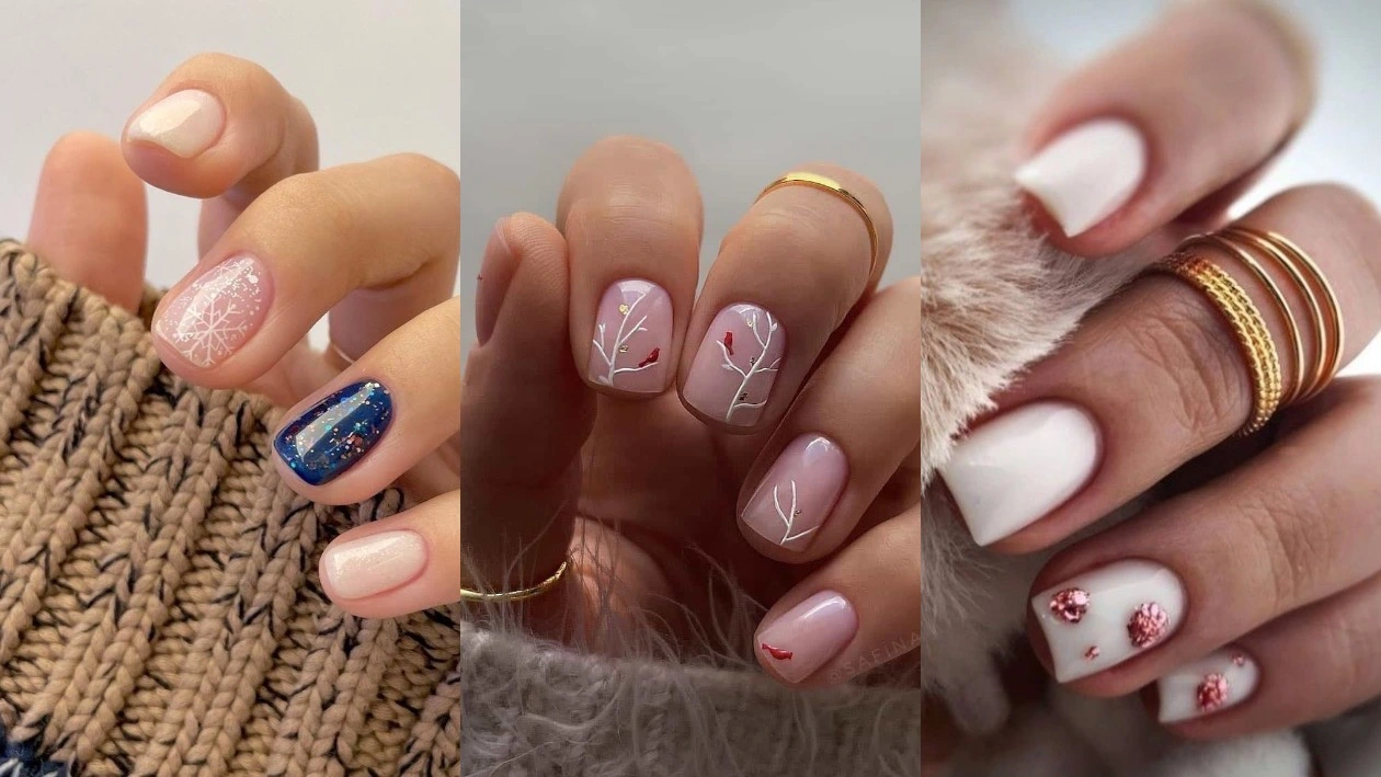 100 фото новинок новорічного дизайну нігтів 2026