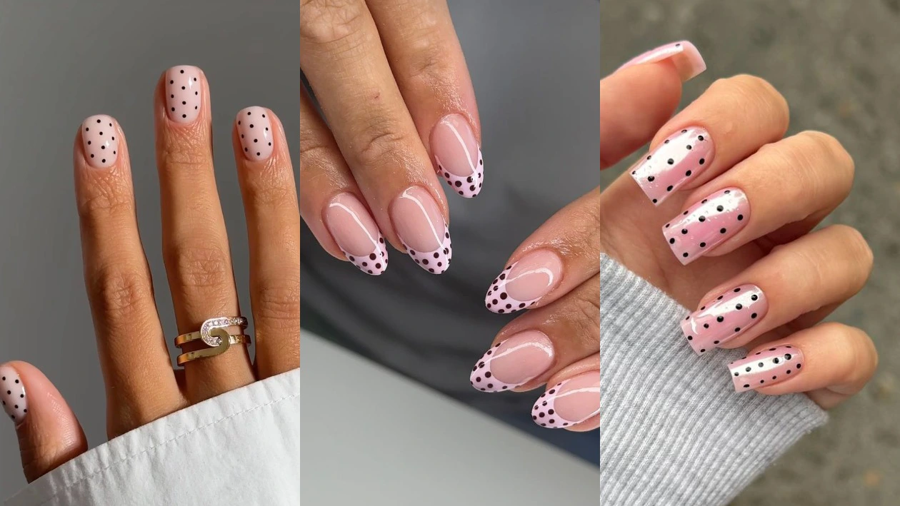 ТОП-10 ідей трендового манікюру в горошок або polka dot nails