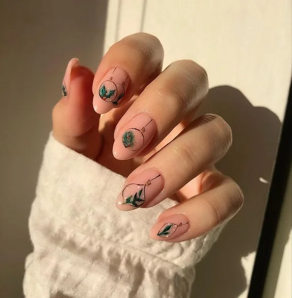 Ніжний зимовий манікюр