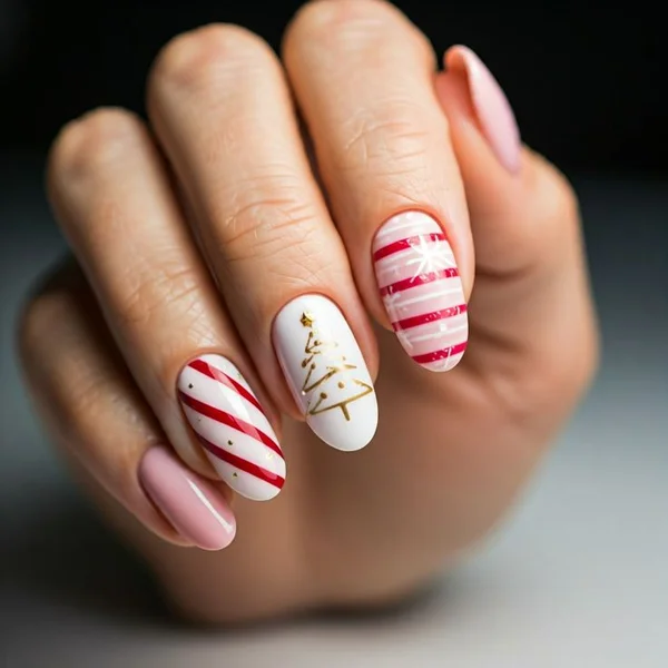 Новорічний дизайн нігтів