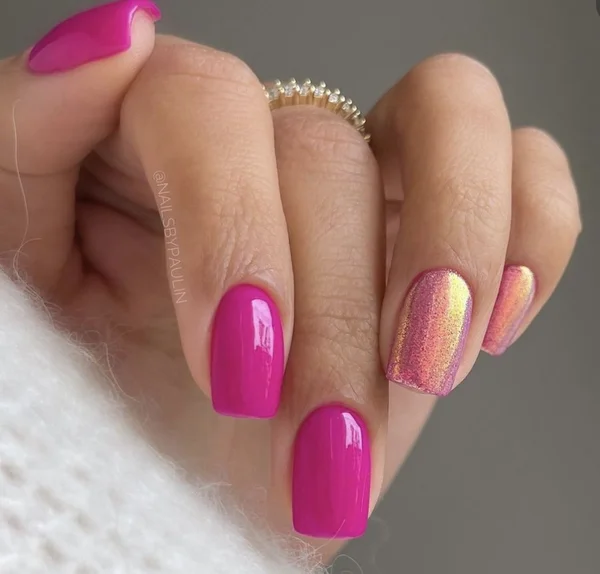 Двоколірний манікюр